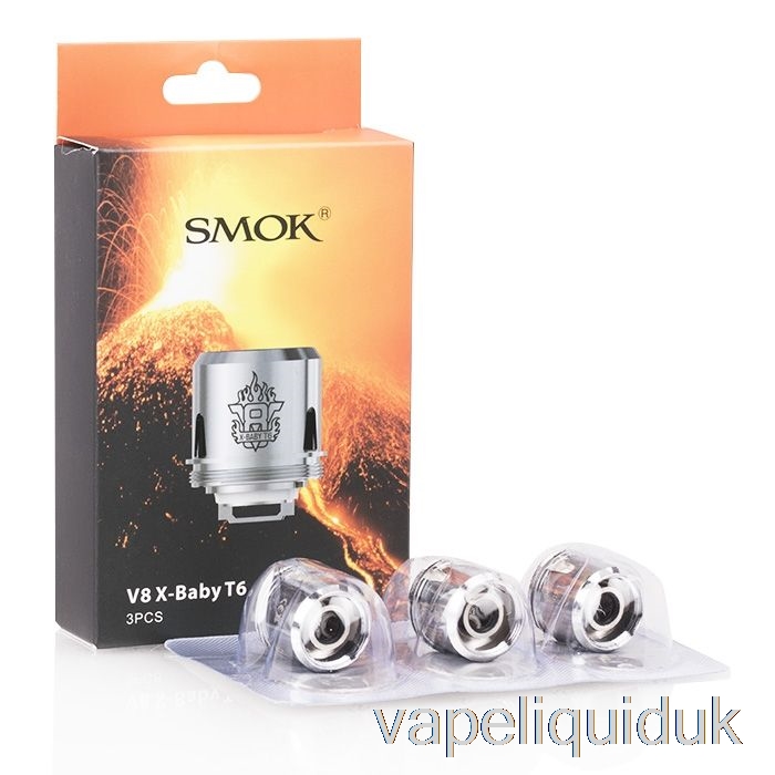 SMOK TFV8 X-Baby Replacement Coils RBA Vape Liquid